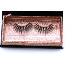 CH17T clear band  new style own brand false eyelash invisible band 3d silk lashes private label silk eyelashes